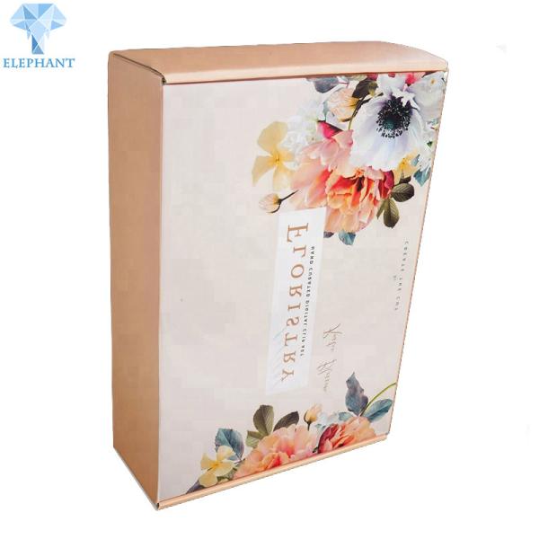 Custom Printing Made Design Fancy Folding Portable Corrugated PaPer Packing