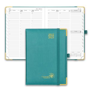 Buy cheap 2023-2023 Academic Weekly Planner Turquoise With Hourly Schedule And Monthly Tabs Customization Available from wholesalers