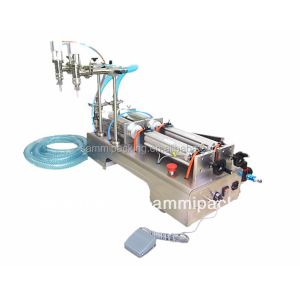 Buy cheap 2 Head Manual Filling Liquid/liquid Detergent Filling Machine for Small Business from wholesalers