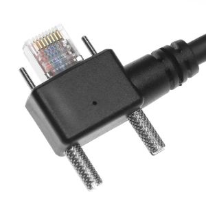 Buy cheap Alvin's GigE Vision CAT6a Shielded 3m Vertical Screw Lock Left Angle from wholesalers