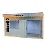 Buy cheap 20ft Modern Mobile Homes Food Kiosk Coffees Shop Prefabricated Container Homes House from wholesalers