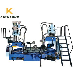 Buy cheap 20 Stations Vertical Injection Machine Two Color PVC / TPR / TPU / TR Sole Injection Molding Machine from wholesalers