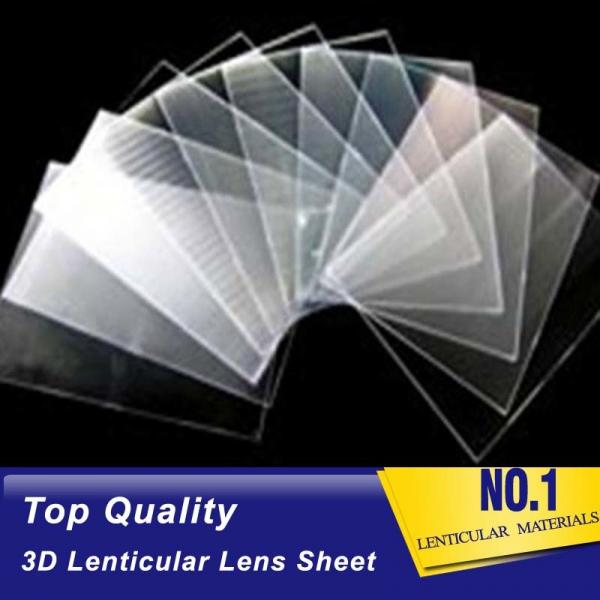 3D Lenticular sheet for UV printing material thinnest 51X71CM 0.25MM PET Lenticular Lens Film3d sheet lenticular lens