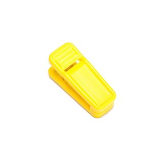 A Style Plastic Clothes Line Hanger Clip yellow