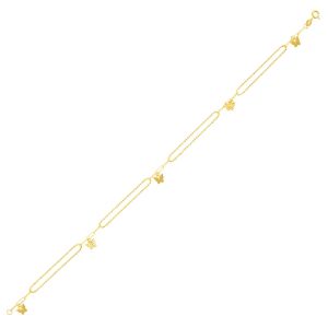Buy cheap 18K Gold Anklets with Custom Names: Perfect Personalized Gifts from wholesalers