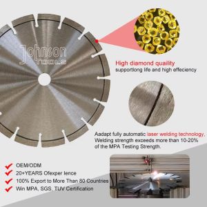 Buy cheap Laser Welded Saw Fast Cutting 500mm Diamond Wet Tile Cutter Blade from wholesalers