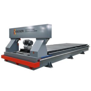 China Precision CNC Bridge Cutting Equipment with C Axis Stroke ±365 and 26 Kw Total Power for Maximum Cutting Size 3200×2000X50 on sale