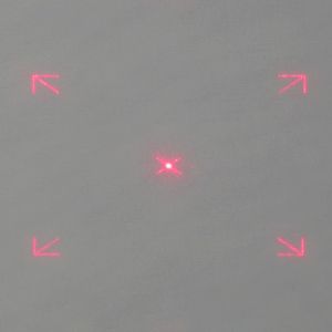 Buy cheap Rectangle Crossed Point Adjustable DOE Laser Module Continuous Type from wholesalers