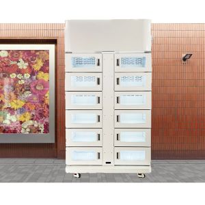 Buy cheap Fresh Food Smart Cooling Refrigerated Locker For Supermarket Online Sales from wholesalers