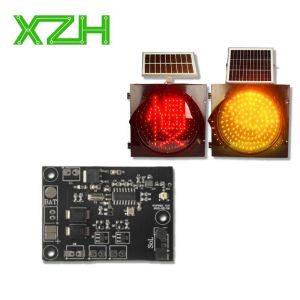 Buy cheap Polycarbonate LED Solar Traffic Yellow Flashing Light pcb pcba from wholesalers