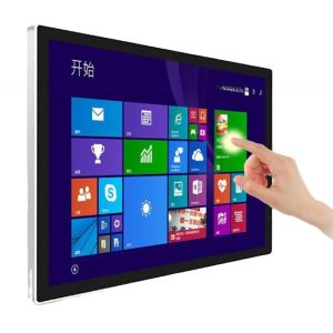 Buy cheap Wall mounted 43 inch self-service information terminal touch screen monitor PC interactive kiosk with Android or Win10 OS from wholesalers