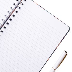 60gsm-400gsm Custom Printed Spiral Notebooks Stationary A5 Wire Binding Note