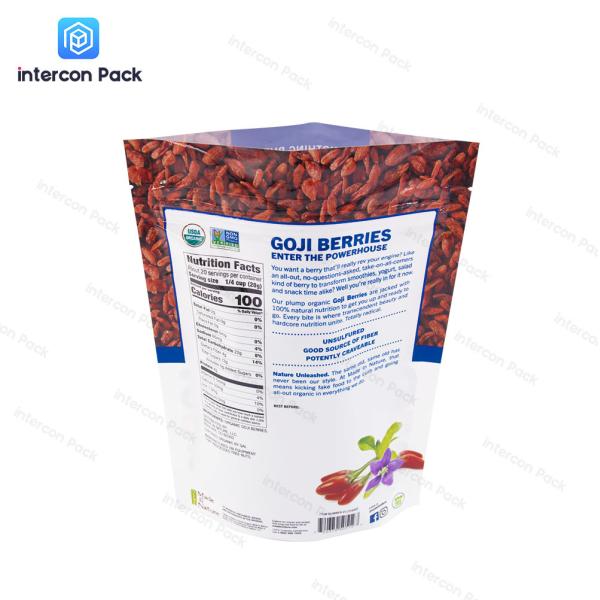 Heat Seal Paper Plastic Composite Bag Customized Size Recyclable Ecofriendly