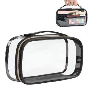 Buy cheap Small Shockproof Travel Transparent Cosmetic Bag Organizer With Zipper from wholesalers