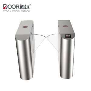 Acrylic Arm Single Bidirectional RS485 Flap Barrier Gate Access Control