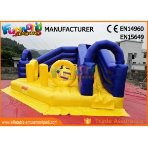Buy cheap Amusement Park Commercial Inflatable Slide / Blow Up Bounce House from wholesalers