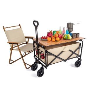 Buy cheap 80L Folding Wagon Cart with 5