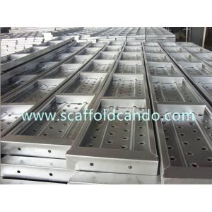 Buy cheap Galvanized steel board steel plank platform silver 240*45*1.1*2000mm, 240*45*1.1*3000mm, 240*45*1.1*4000mm from wholesalers