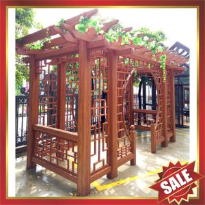 Buy cheap public garden park grape aluminium alloy metal trellis Pergola-nice sunshade decoration for garden villa from wholesalers