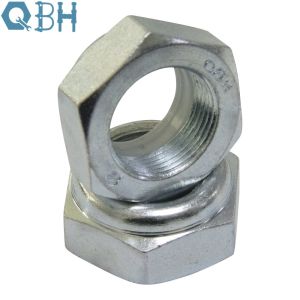 Hexagon Head Thin Nylon Lock Nuts Fine Thread Of Hot Forging DIN985
