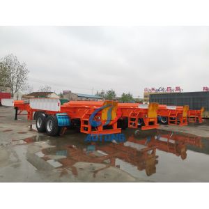 Buy cheap 40-80 Tons Skeletal Semi Trailer 1x40ft 2x20ft from wholesalers
