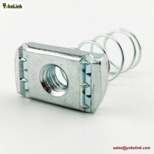 Buy cheap Galvanized Steel M8 Strut Nut Spring Channel Nuts M8 HDG from wholesalers