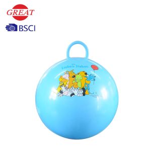 Buy cheap Safety Kids Hopper Ball With Heat Transparent Decal Customized Logo from wholesalers