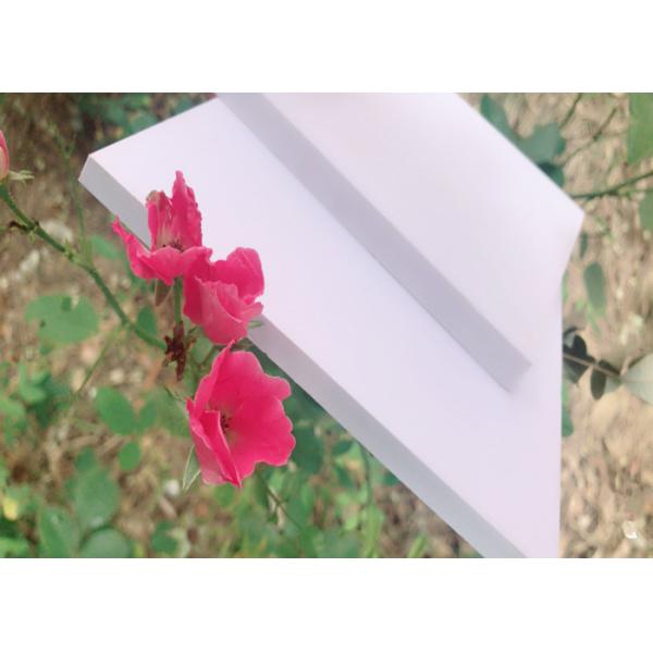 4FT * 8FT * 1 / 8IN Rigid PVC Foam Board 0.35g / Cm3 Density Lightweight White