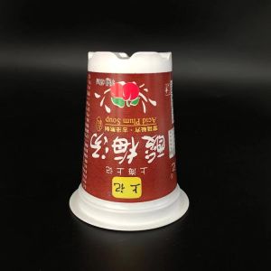 350ml Round Plastic Yogurt Cup With Lids Multicolour