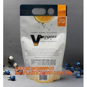 Custom reusable 1L 2L 3L fresh juice milk spout bags with handle,Fresh 5L