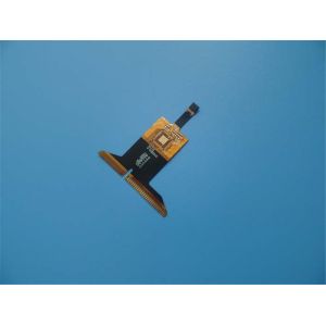 China Polyimide PCBs Single-sided flexible PCBs FPC Supplier with Yellow Stainless steel material on sale