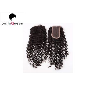 Buy cheap Unprocessed Curly Brazilian Lace Closure No Shedding And No Tangle from wholesalers