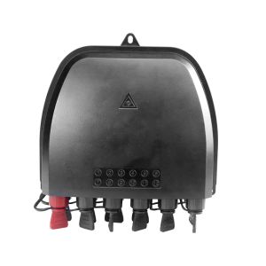 Pre-Connected 12-core Fiber Optic Distribution Box Red/Green/Black With Mini SC