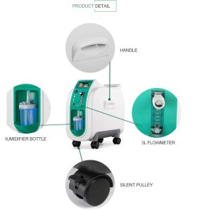 Buy cheap Clinic 60Kpa 3 Liter Oxygen Concentrator Dual Filter System With Atomization from wholesalers
