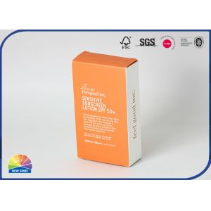 Buy cheap CMYK Printed Assembled Foldable Paper Boxes Shampoo Cream Packaging from wholesalers