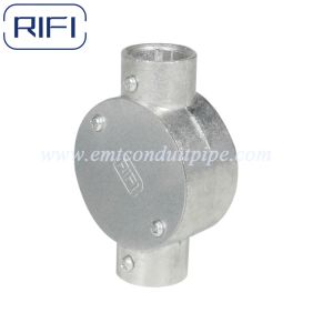 EMT Two Way Circular Junction Aluminum Die Cast Box
