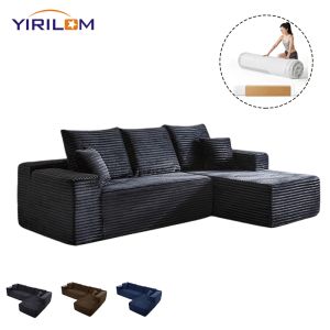 Buy cheap Modular Sectional Sofa Couch Compression Packing Sofa L-Shape Modular Sectional Sofa With Chaise No Assembly Required from wholesalers