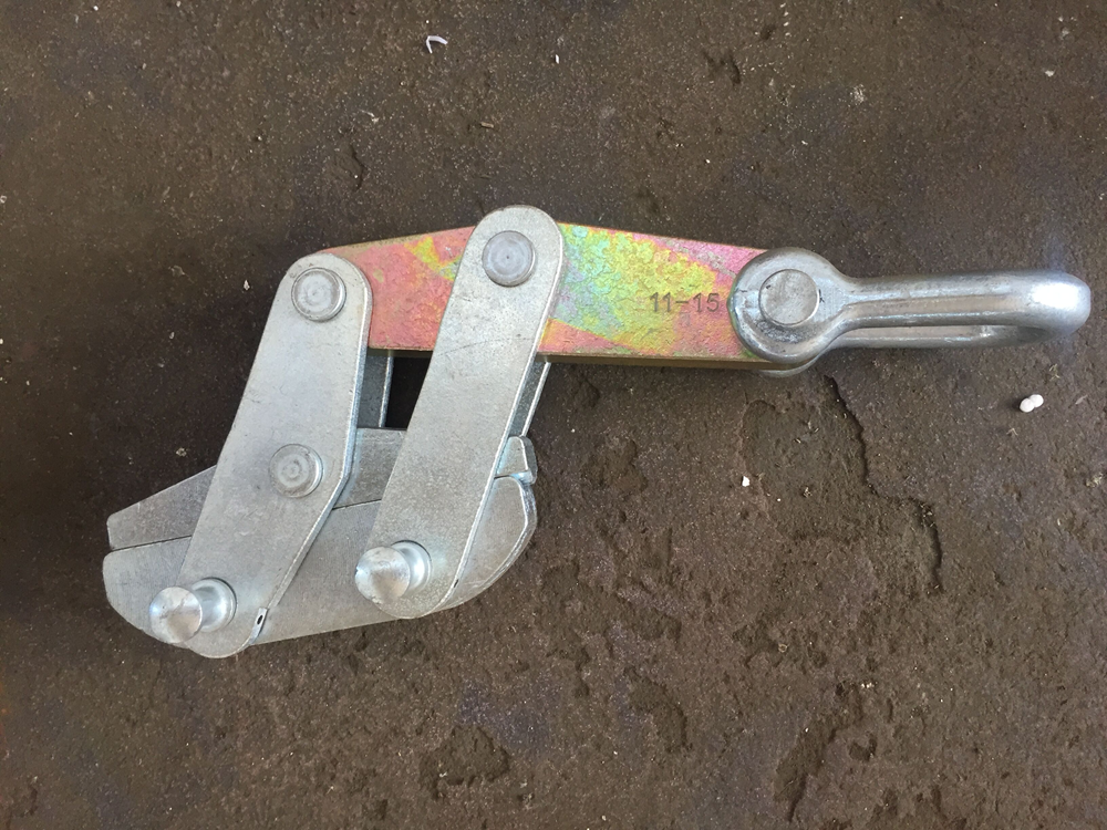 Buy cheap Heavy-Duty Cable Grip for 11-15mm Anti-Twist Steel Wire with 50-200 KN Rated Load and Durable Stainless Steel Construction product