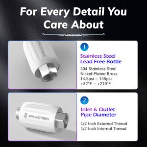 Whole House Water Descaler with 17-23.5L/Min Flow Rate 0.1-1MPa Operating