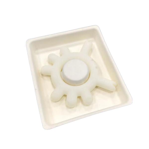 Buy cheap Compostable Sugarcane Cosmetic Packaging Pulp Containers Oilproof from wholesalers