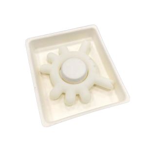 Buy cheap Compostable Sugarcane Cosmetic Packaging Pulp Containers Oilproof from wholesalers