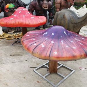 Buy cheap Highly Durable Fiberglass Animatronic Mushrooms Illuminated Animals In Theme Park from wholesalers