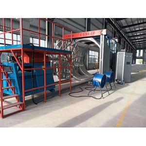 Buy cheap Wireless Remote Control Shuttle Rotomolding Machine Automated from wholesalers