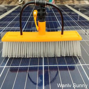 Buy cheap 55 Cm Water Sprinker Path Nylon Brush Aluminum Alloy Pole for Solar Panel Maintenance from wholesalers
