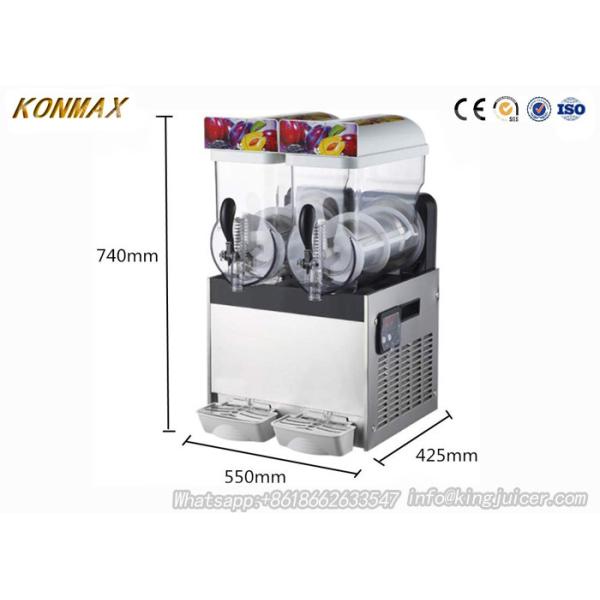 Double Tanks Beverage Dispenser Slush Machine