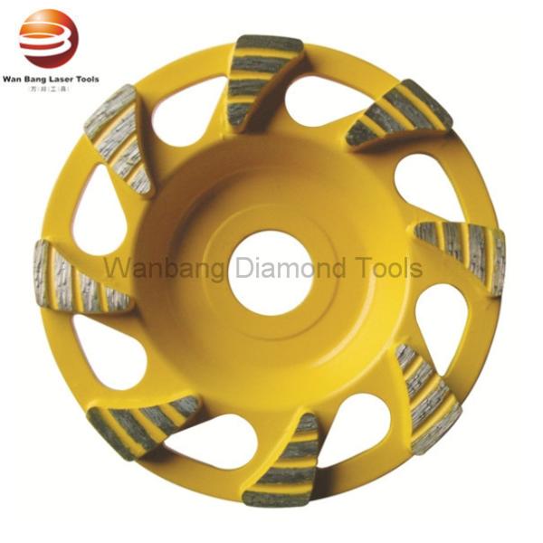 Quality Power Tool Triangle Segment 4 Inch Concrete Grinding Wheel for sale
