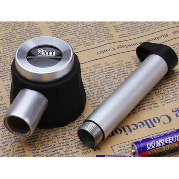 Quality Mini Handheld Magnifier Portable Led Microscope Optical Glass Lens with 2cm Ruler Inside for sale