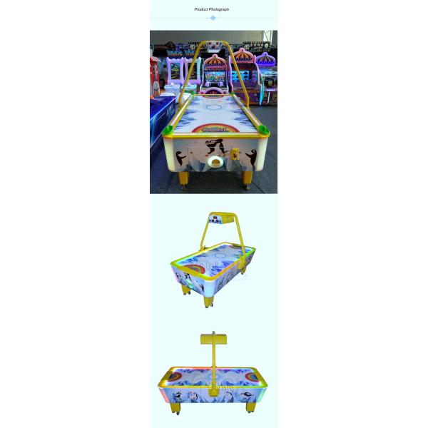Multifunction Indoor Sports Double Coin Operated Mini Ice Air Hockey Table Game for Kids Amusement