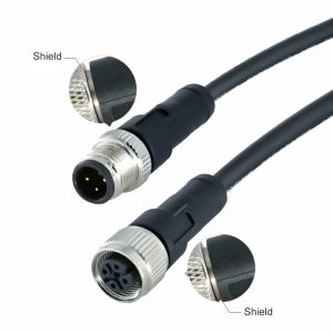 Buy cheap Angle / Straight M12 Waterproof Connector with 500 Mating Cycles Mechanical Performance from wholesalers