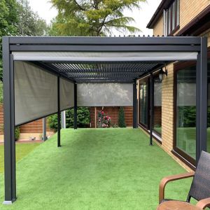 Buy cheap Garden Arches Motorized Aluminum Pergola Rodent Proof For Courtyard from wholesalers